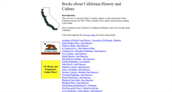 Desktop Screenshot of books-about-california.com